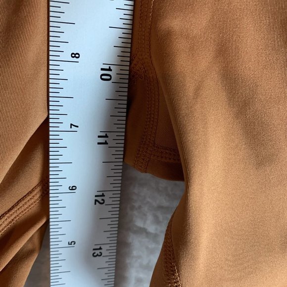 Calvin Klein Performance Leggings Womens XS Brown Stretch Super High Waist 7564 - Picture 5 of 11
